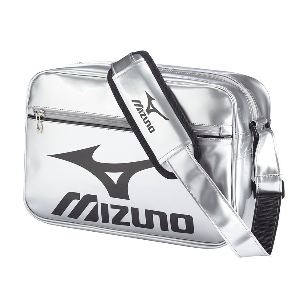 Mizuno RB Enamel S Női Táská Titán/Fekete WYK460379